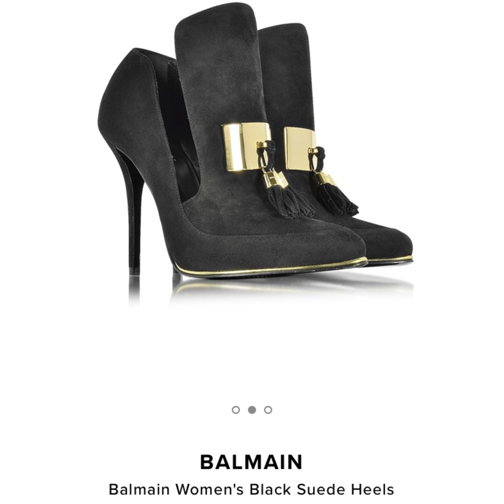 BALMAIN PF16 Suede Shoes